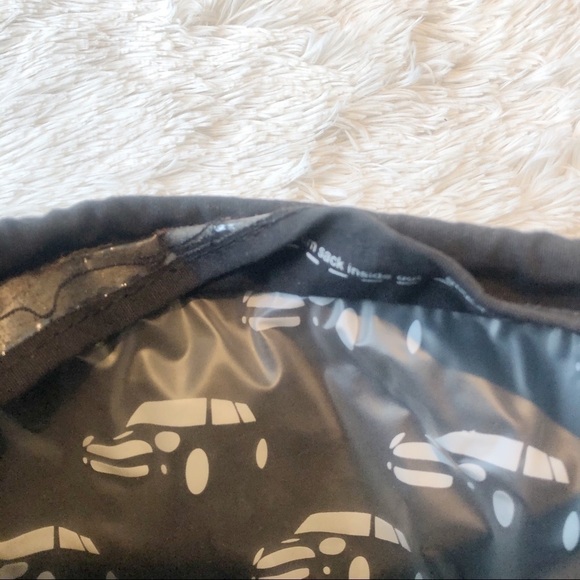 BMW Mini French Bulldog Drawstring Backpack NWT - Picture 5 of 8